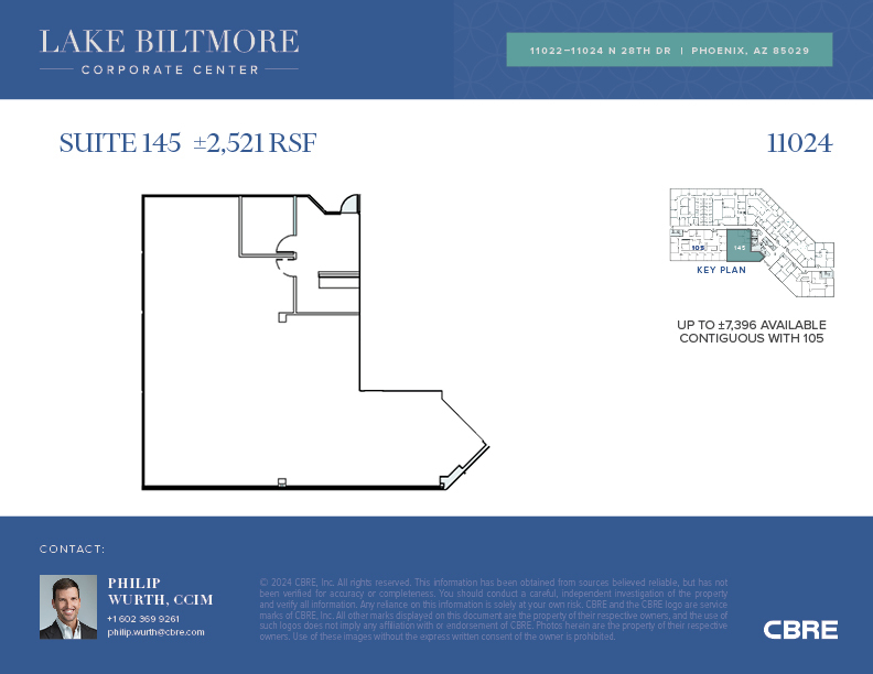 11022-11024 N 28th Dr, Phoenix, AZ à louer Plan d’étage– Image 1 sur 1