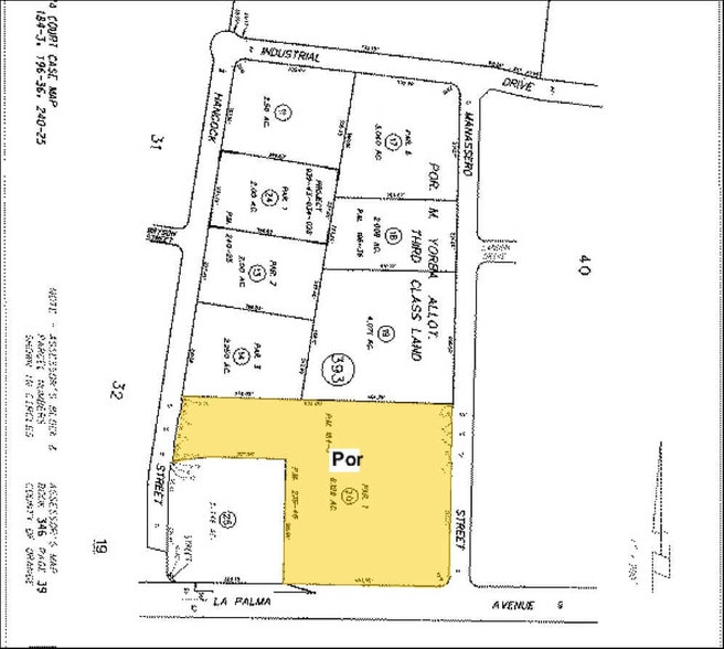 4875 E La Palma Ave, Anaheim, CA à louer - Plan cadastral – Image 2 sur 6