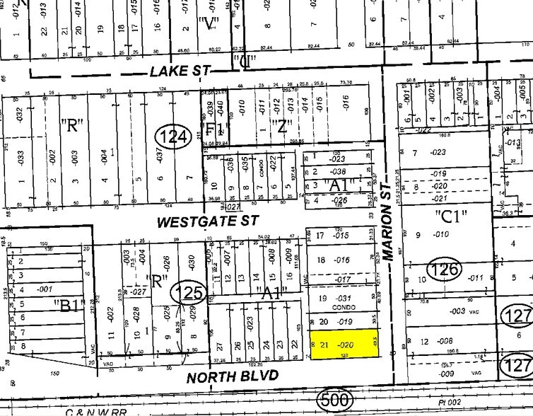 101 N Marion St, Oak Park, IL à vendre - Plan cadastral – Image 2 sur 6