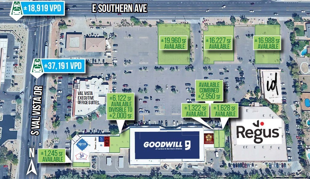 3651 E Southern Ave, Mesa, AZ à louer Plan de site– Image 1 sur 3