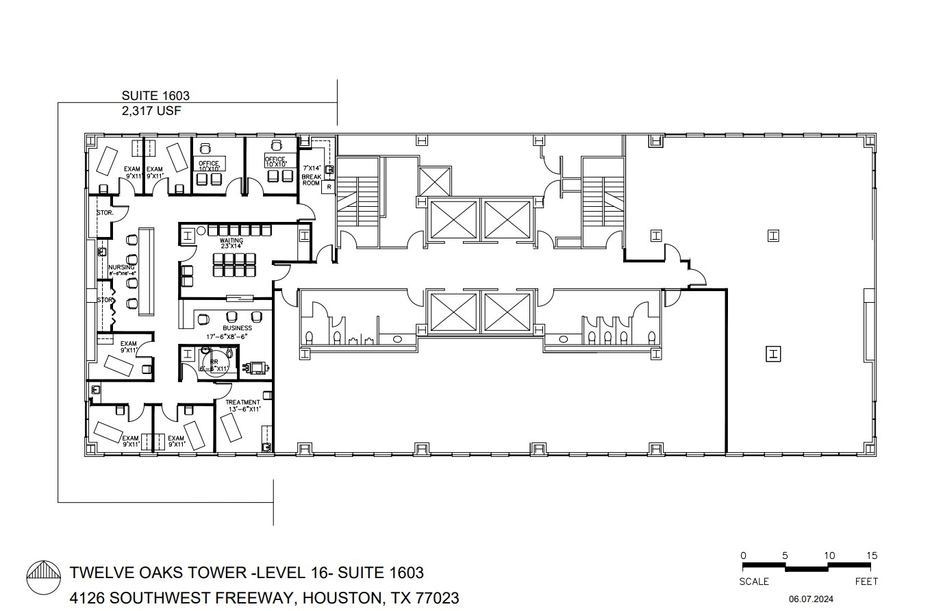 4126 Southwest Fwy, Houston, TX à louer Plan d’étage– Image 1 sur 1