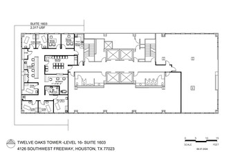 4126 Southwest Fwy, Houston, TX à louer Plan d’étage– Image 1 sur 1