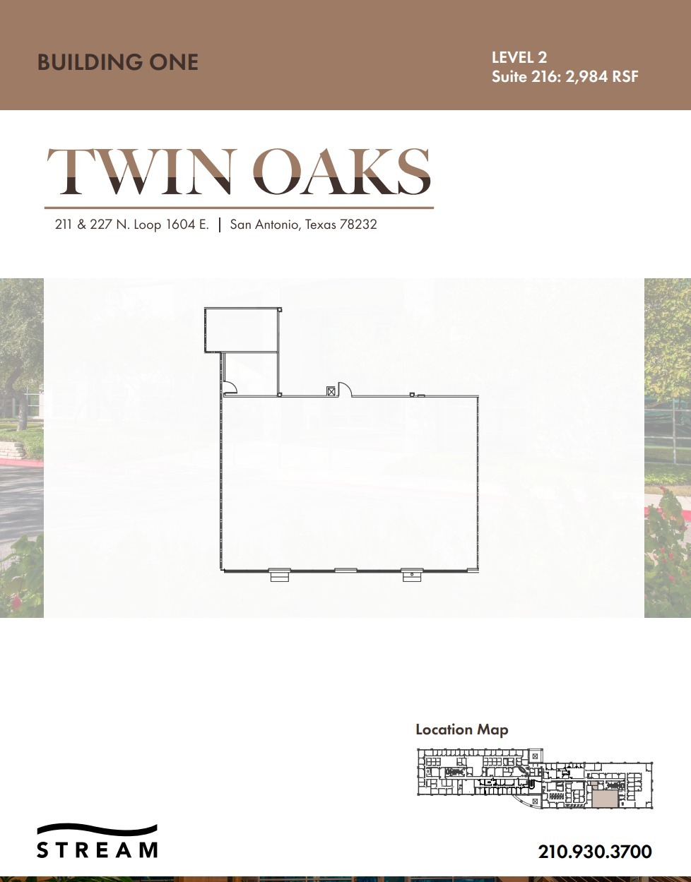 211 N Loop 1604 E, San Antonio, TX à louer Plan d’étage– Image 1 sur 1