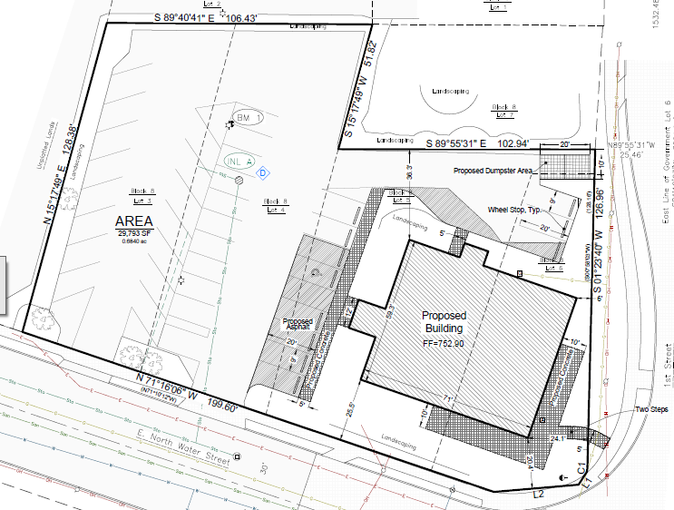 240 1st St, Neenah, WI à louer - Plan de site – Image 3 sur 3