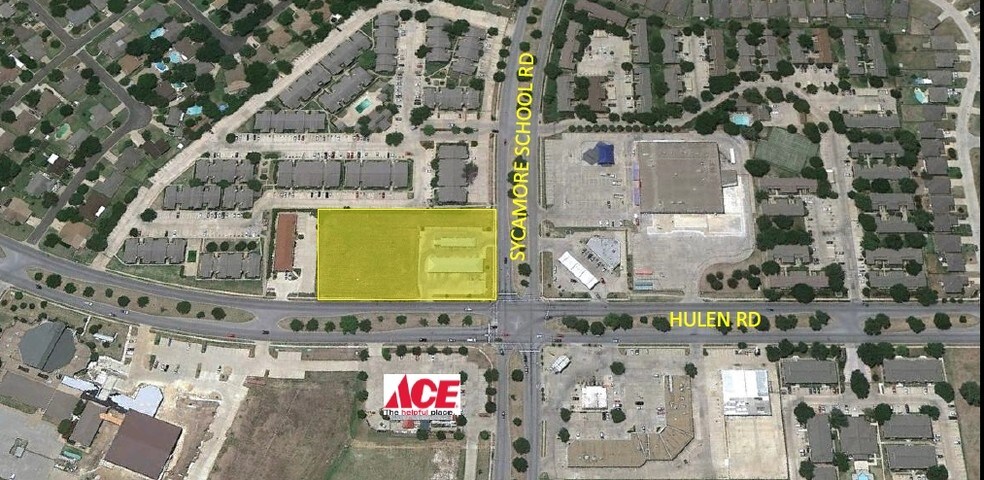 7520 S Hulen St, Fort Worth, TX à vendre - Aérien – Image 2 sur 4