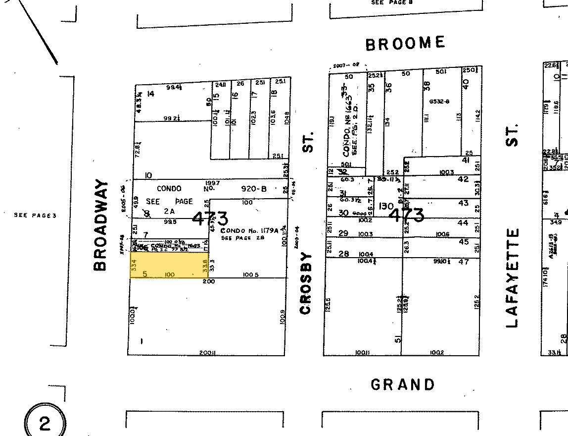 472 Broadway, New York, NY à louer Plan cadastral– Image 1 sur 2