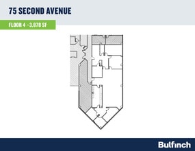 75 Second Ave, Needham, MA à louer Plan d’étage– Image 1 sur 1