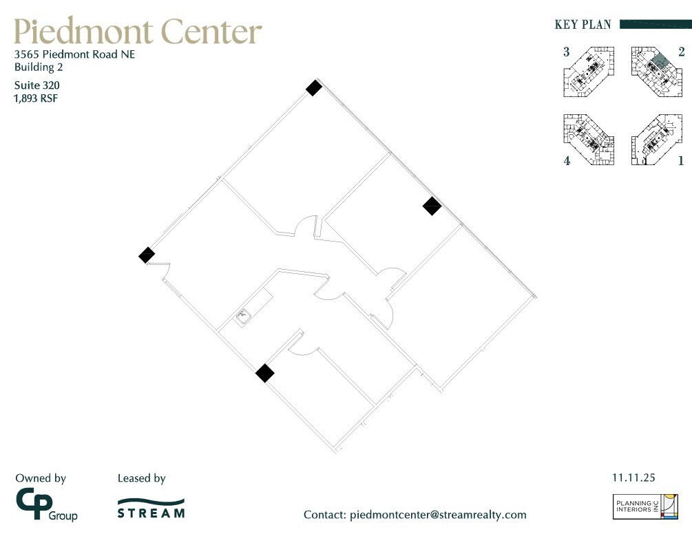 3495 Piedmont Rd NE, Atlanta, GA à louer Plan d’étage– Image 1 sur 1