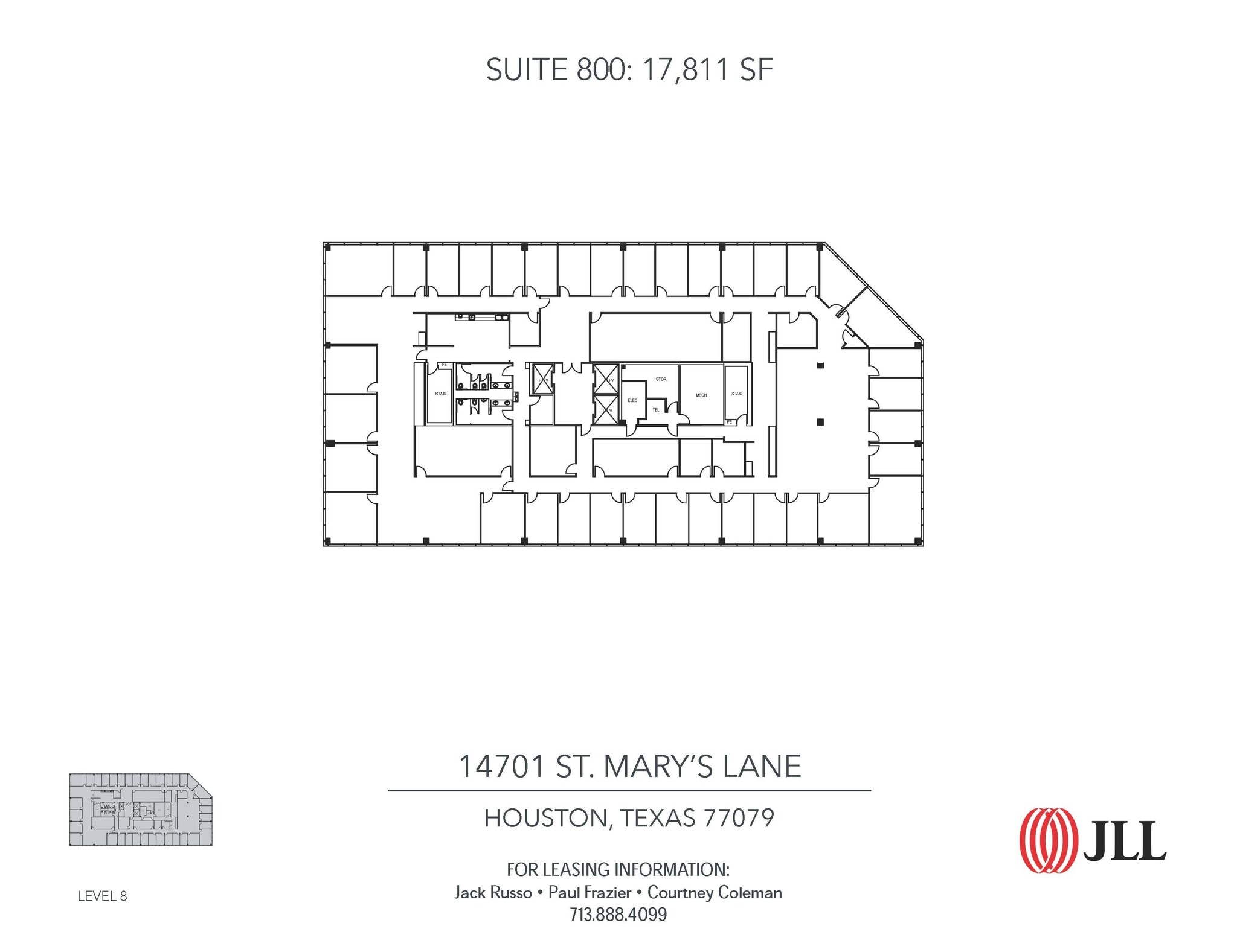 14701 St. Marys Ln, Houston, TX à louer Plan d’étage– Image 1 sur 1