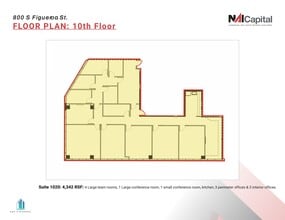 800 S Figueroa St, Los Angeles, CA à louer Plan d’étage– Image 1 sur 1