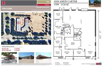4100-4108 Amon Carter Blvd, Fort Worth, TX à louer Plan d’étage– Image 1 sur 1