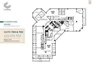 20400 Stevens Creek Blvd, Cupertino, CA à louer Plan d’étage– Image 2 sur 2