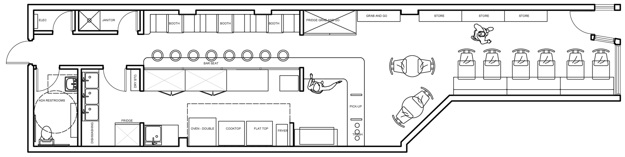 2530-2544 N Clark St, Chicago, IL à louer Plan d’étage– Image 1 sur 1