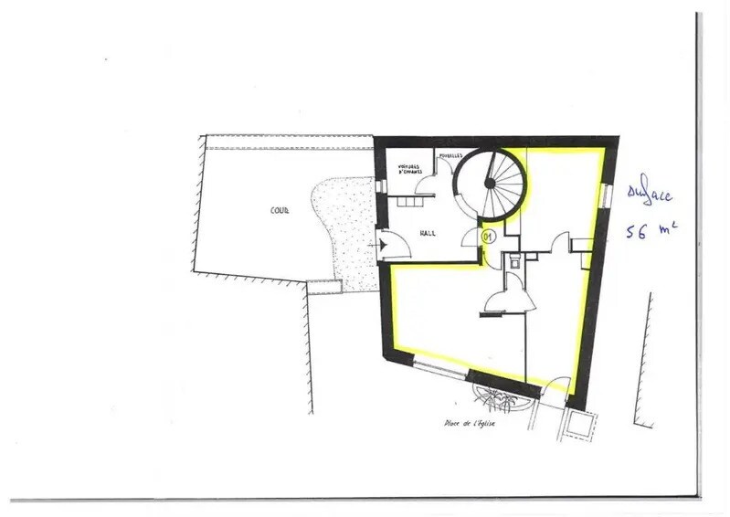 39 Place De L'Eglise, Dommartin à louer - Plan d’étage – Image 3 sur 3