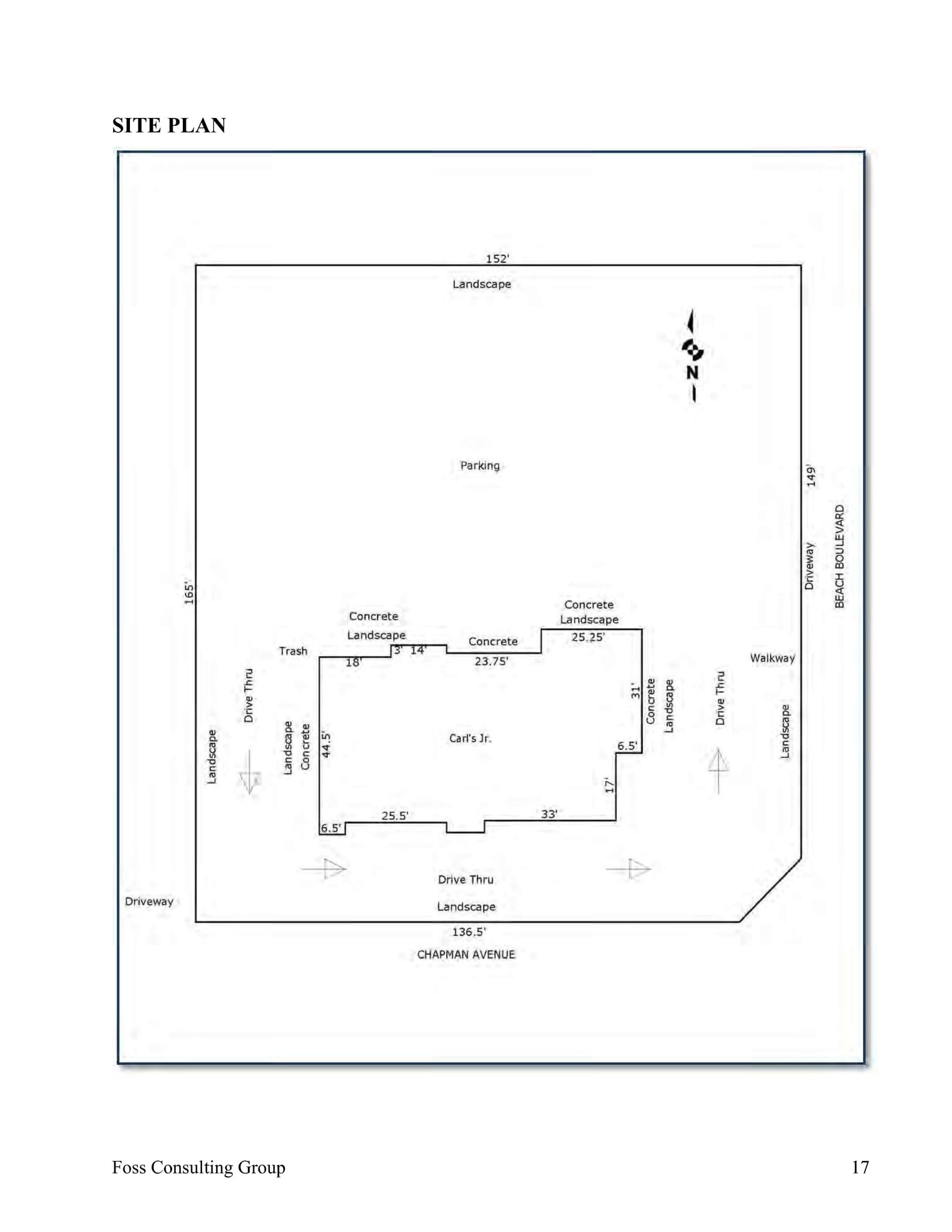 NWC BEACH BLVD  & CHAPMAN AVE, Stanton, CA à louer Plan de site– Image 1 sur 1