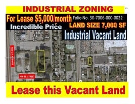 LAND BETWEEN NW 27 AVE AND NW 68 STREET MIAMI - immobilier d'entreprise