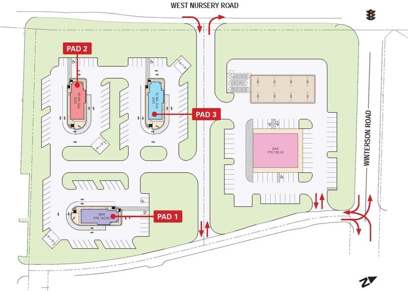 1199 Winterson Rd, Linthicum Heights, MD à louer - Plan de site – Image 2 sur 2