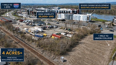1710 Erie Blvd, Schenectady, NY - Vue aérienne vue de carte