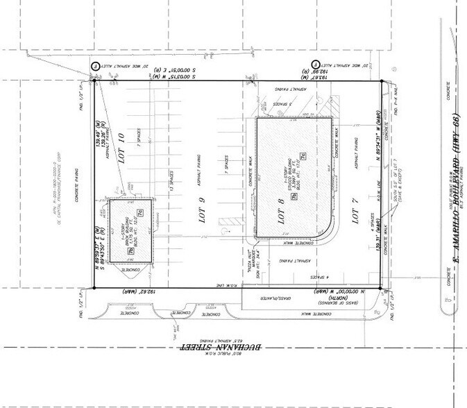 800 N Buchanan St, Amarillo, TX à vendre - Plan de site – Image 3 sur 3