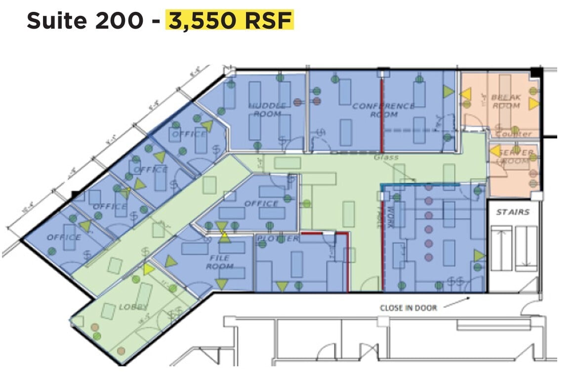 1545 Raymond Diehl Rd, Tallahassee, FL à louer Plan d’étage– Image 1 sur 1