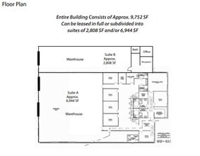 39665 Entrepreneur Ln, Palm Desert, CA à louer Plan d’étage– Image 1 sur 1