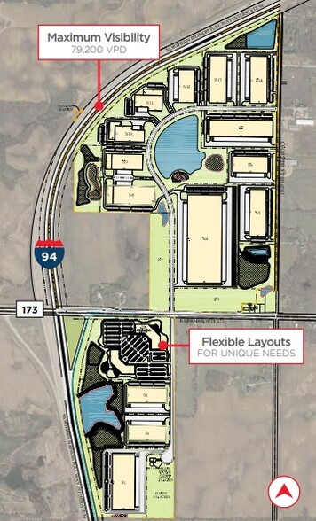 Route 173, Wadsworth, IL à louer - Plan de site – Image 3 sur 3