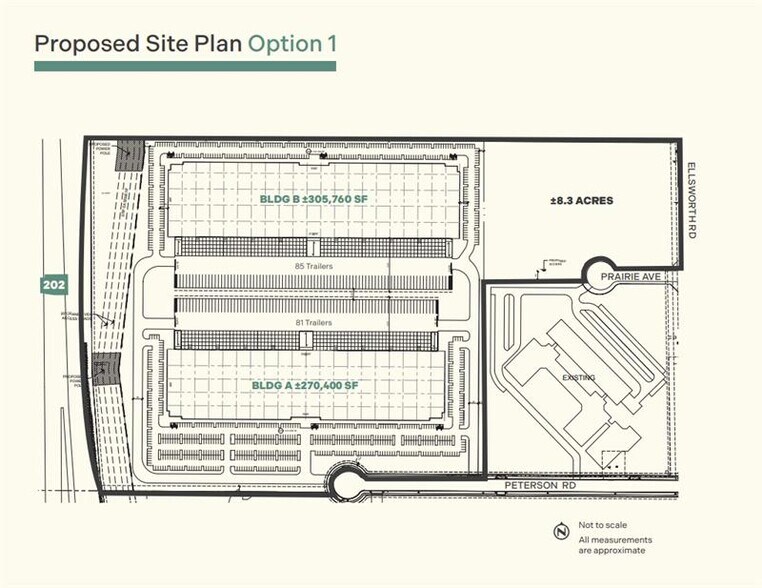 Loop 202 & Elliot Rd, Mesa, AZ à louer - Plan de site – Image 2 sur 3
