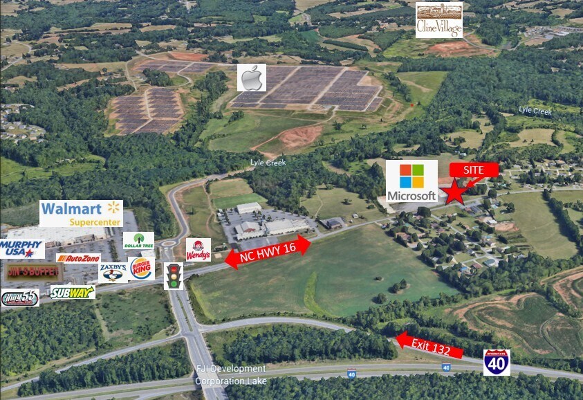 1605 N NC 16 Hwy, Conover, NC à vendre Aérien– Image 1 sur 1
