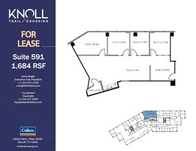 15400 Knoll Trail Dr, Dallas, TX à louer Plan d’étage– Image 1 sur 1