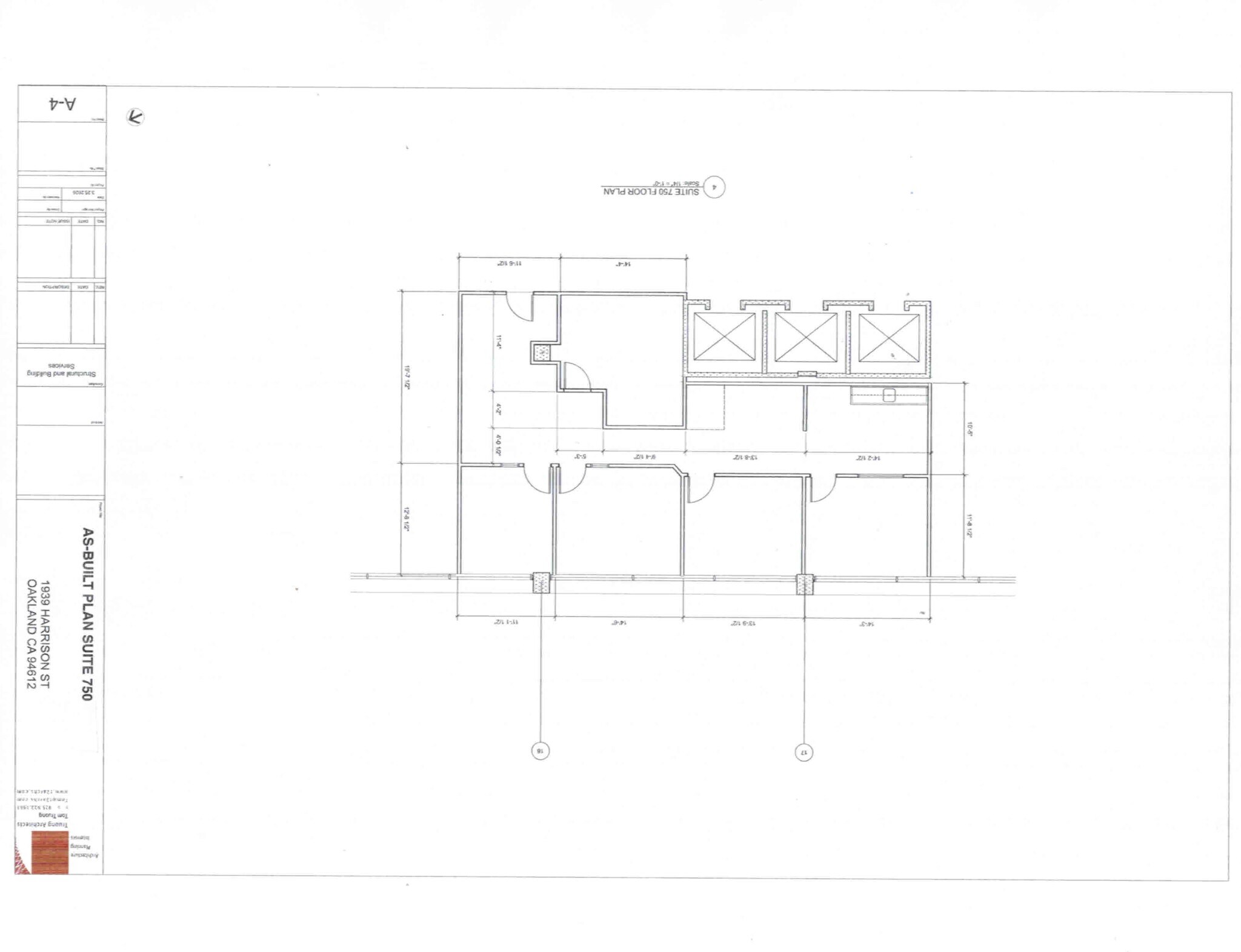 1939 Harrison St, Oakland, CA à louer Plan de site– Image 1 sur 6