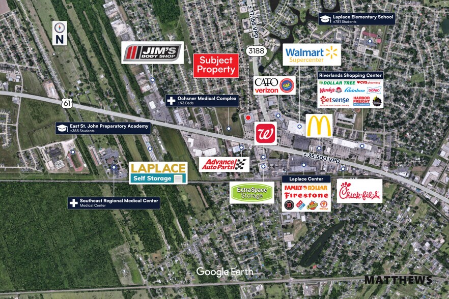 1830 W Airline Hwy, La Place, LA à vendre - Photo de l’immeuble – Image 3 sur 4