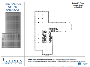 1350 Avenue of the Americas, New York, NY à louer Plan d’étage– Image 2 sur 2