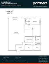 3750-3776 Greenbriar Dr, Stafford, TX à louer Plan de site– Image 1 sur 1