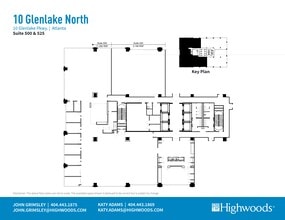 10 Glenlake Pky NE, Atlanta, GA à louer Plan de site– Image 1 sur 1