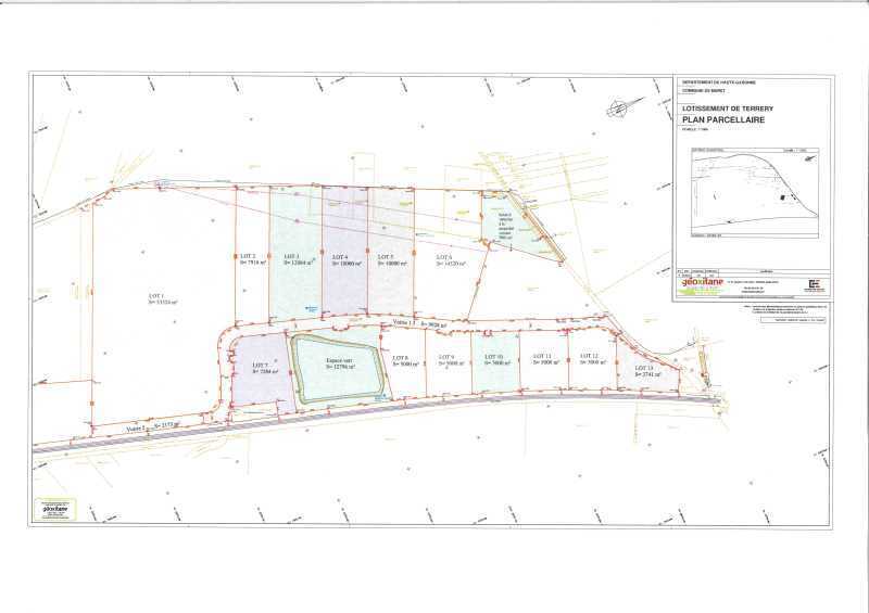 Terrery, Muret à vendre - Plan de site – Image 3 sur 3