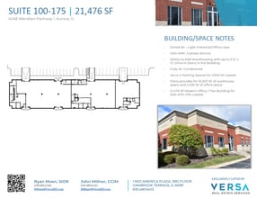 4222-4248 Meridian Pky, Aurora, IL à louer Plan d’étage– Image 2 sur 3