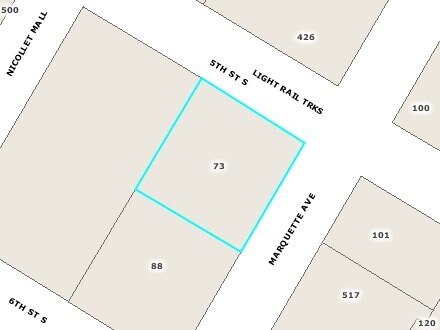 510 Marquette Ave, Minneapolis, MN à louer - Plan cadastral – Image 2 sur 11