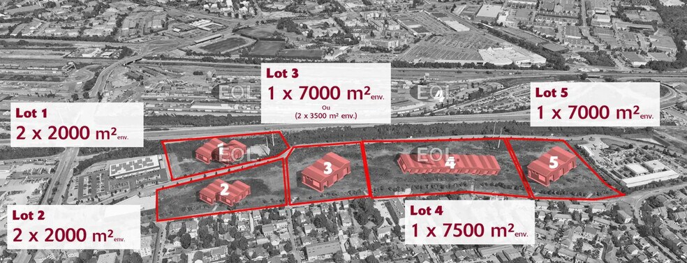 Local d’activités dans Bonneuil-sur-Marne à louer - Plan de site – Image 1 sur 4
