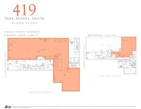 419 Park Ave S, New York, NY à louer Plan de site– Image 1 sur 8