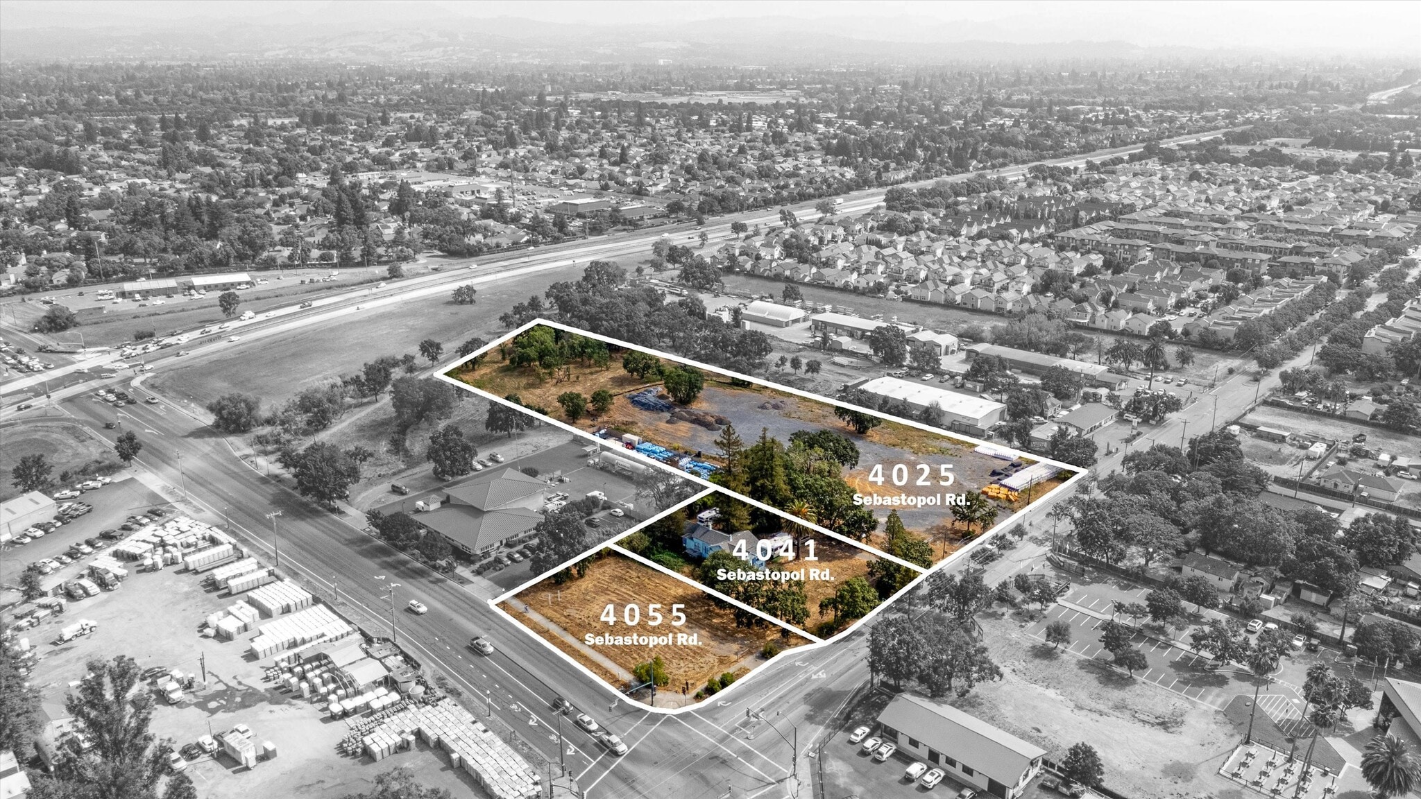 4025-4055 Sebastopol Rd, Santa Rosa, CA à vendre Photo de l’immeuble– Image 1 sur 23