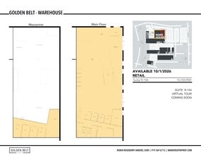 807 E Main St, Durham, NC à louer Plan de site– Image 1 sur 1