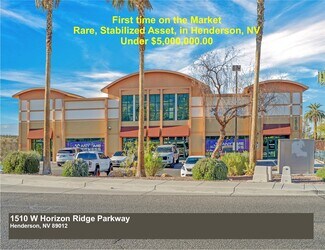 Plus de détails pour 1510 W Horizon Ridge Pky, Henderson, NV - Local commercial à vendre