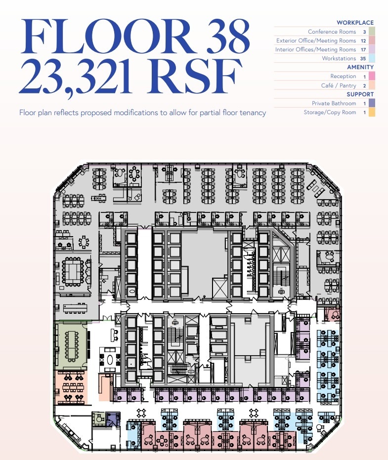 One World Trade Center, New York, NY à louer Plan d’étage– Image 1 sur 5