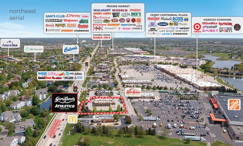 2870-2872 Us-34, Oswego, IL à vendre - Photo de l’immeuble – Image 2 sur 10