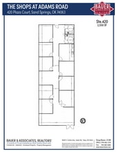 406-546 Plaza Ct, Sand Springs, OK à louer Plan d’étage– Image 1 sur 1