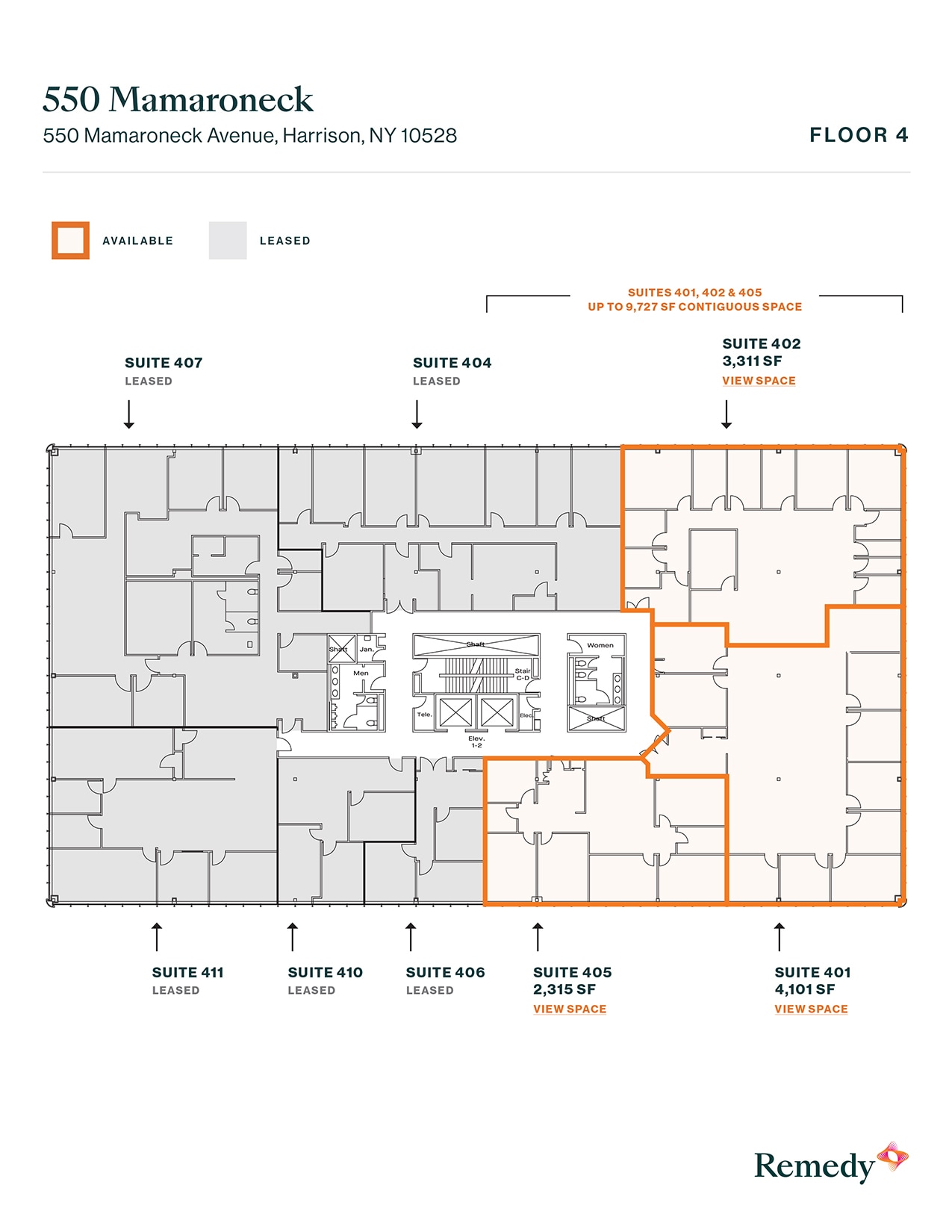 550 Mamaroneck Ave, Harrison, NY à louer Plan d’étage– Image 1 sur 1