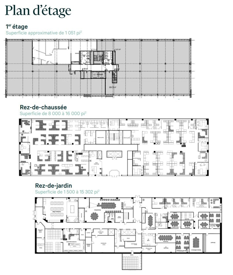 2475 Boul Laurier, Québec, QC à louer Plan d’étage– Image 1 sur 1