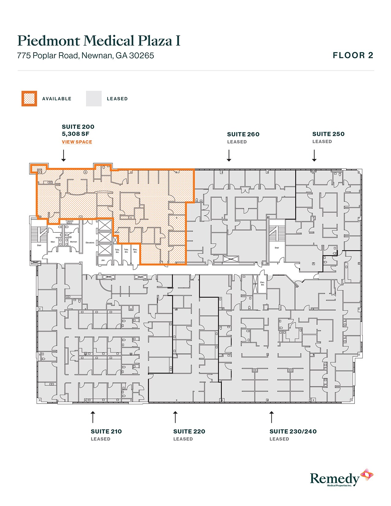 775 Poplar Rd, Newnan, GA à louer Plan d’étage– Image 1 sur 1