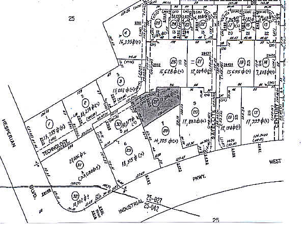 2504 Technology Dr, Hayward, CA à louer - Plan cadastral – Image 2 sur 3