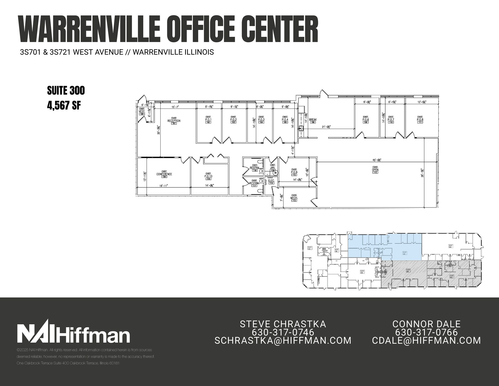 3S721 West Ave, Warrenville, IL à louer Photo intérieure– Image 1 sur 1